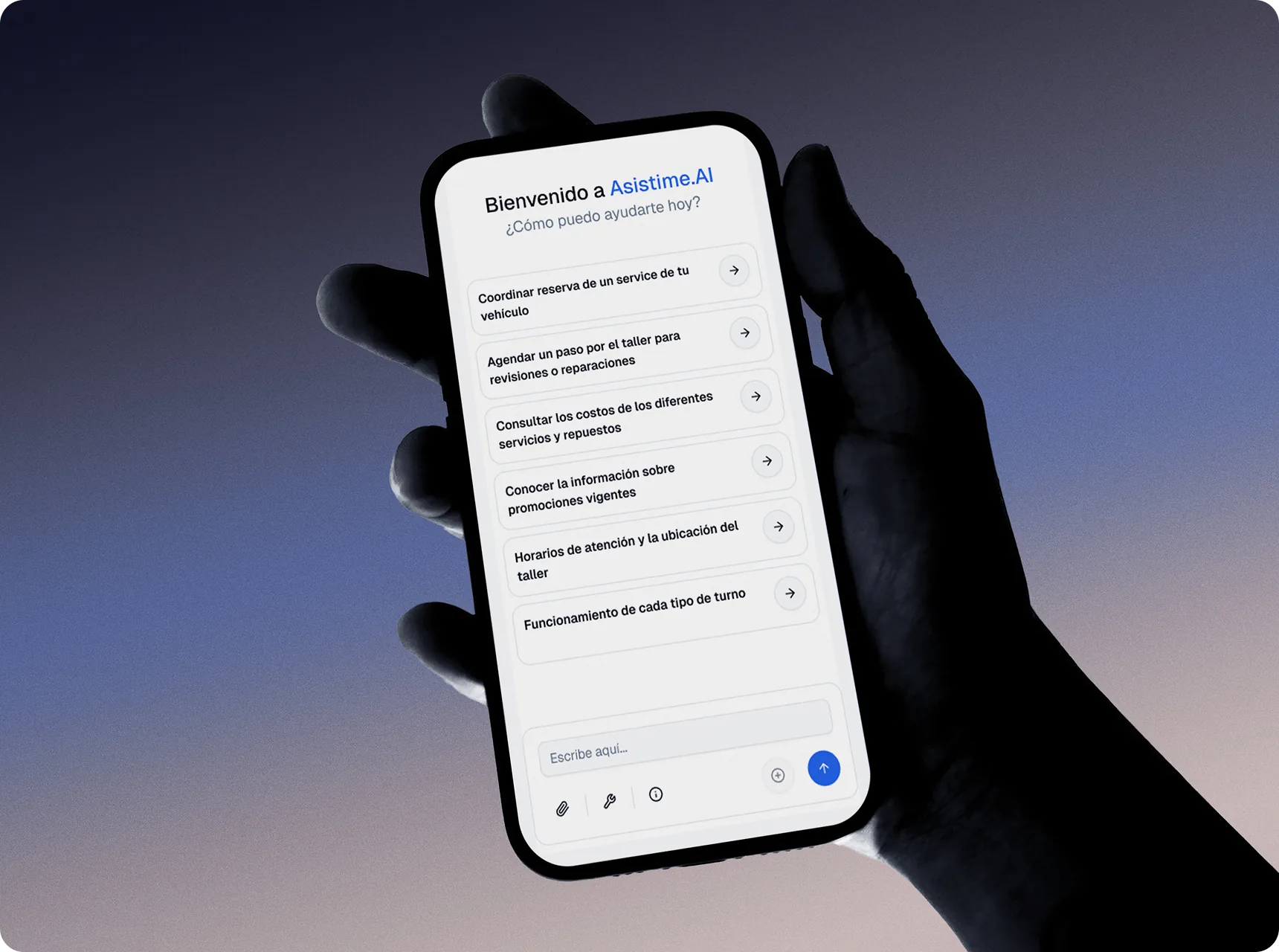 Asistime app on phones